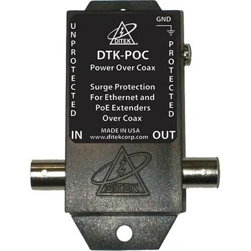 DITEK DTK-POC Surge Suppressor/Protector for Video Surveillance