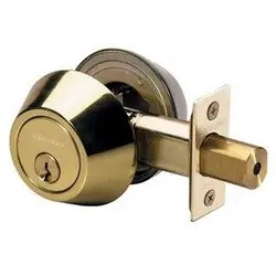 Master Lock DS0703KA4 Door Deadbolt KW1 Double Cylinder 4-Way Adjustable Backset Keyed Alike