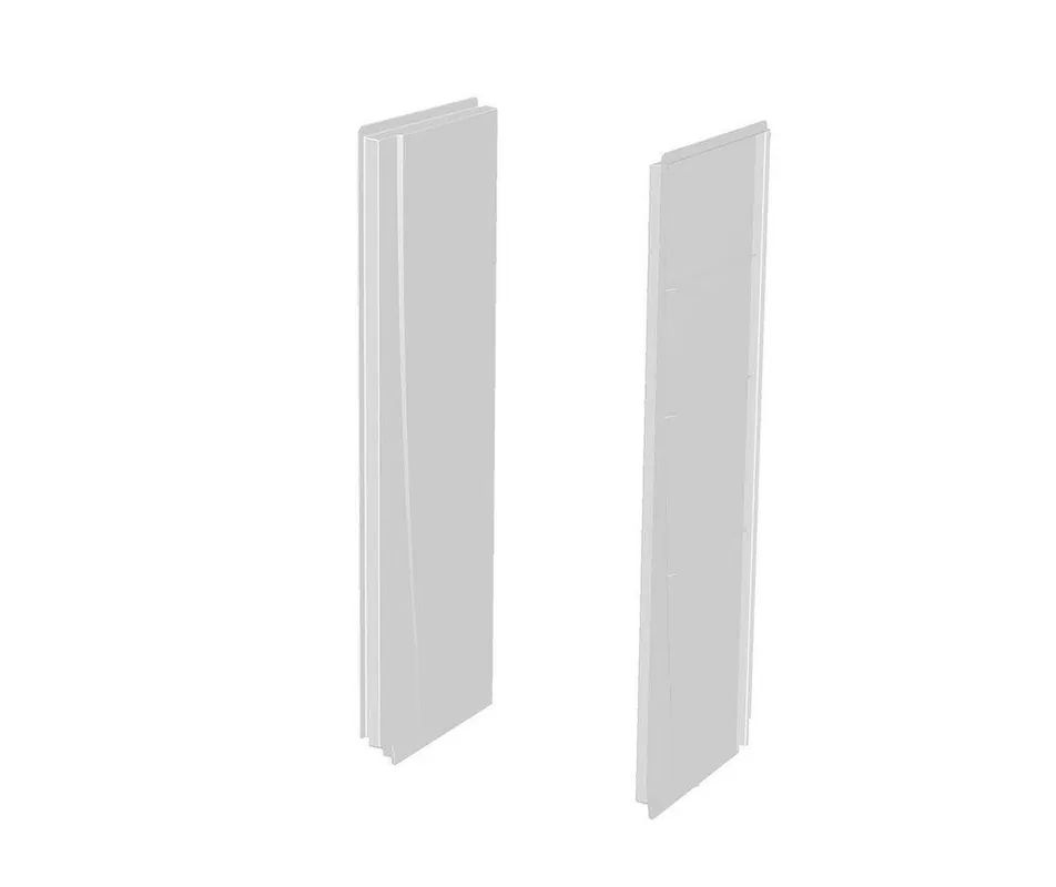 Swan VP2774CSW.010 Veritek Pro 27 X 74 in. Shower Side Wall Set in White