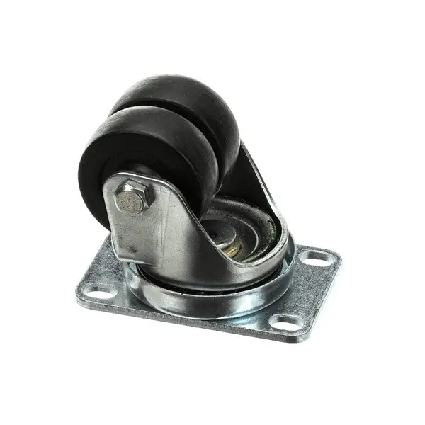 Caster Flat Plate Dual Wheel Replacement 50241 for Continental Refrigerator