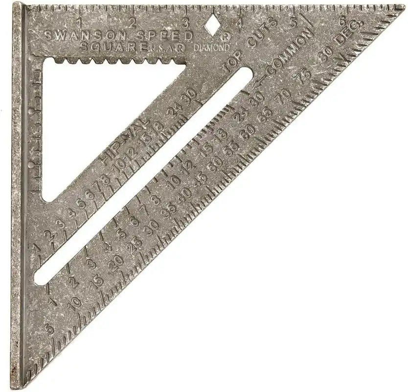 Swanson Tool T0101 Speed Square 7 Inch Aluminum