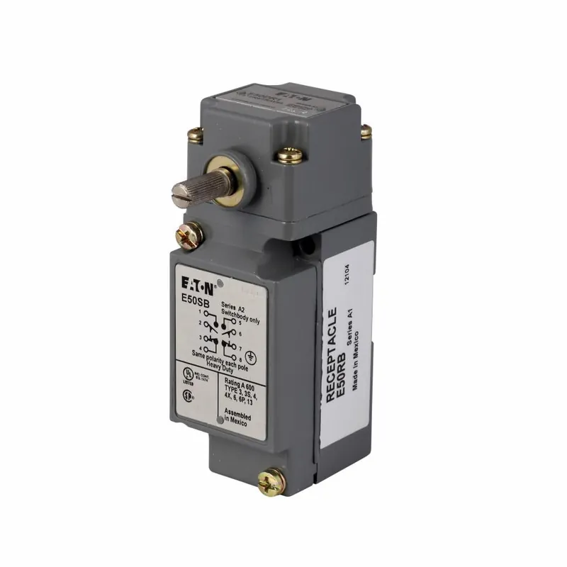 EATON E50BR1 SWITCH LIM 2NO-2NC RTRY/MOM SPR RTN E50
