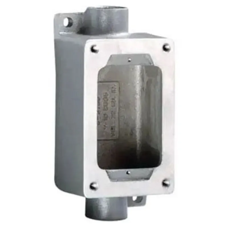 Killark SWB-5 Feed-Thru Single-Gang Device Body 3/4