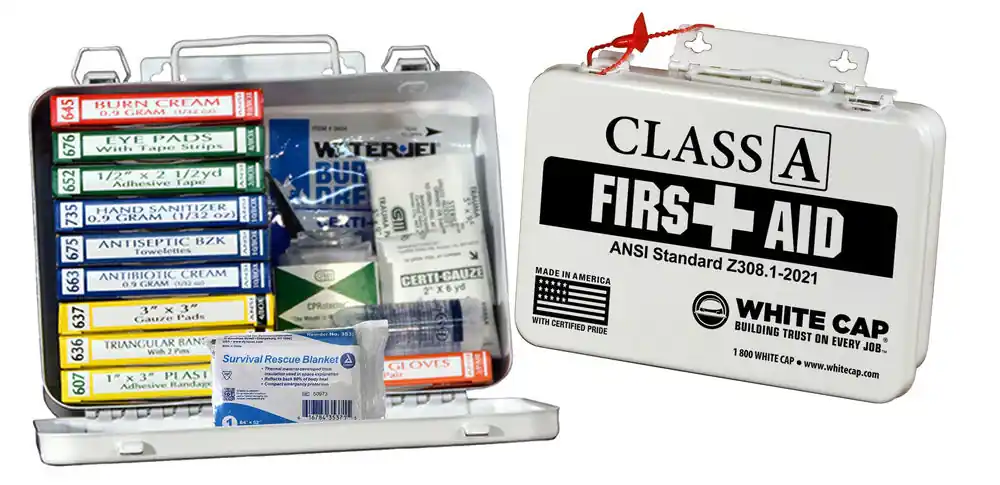 CERTIFIED SAFETY MFG. K622009 Class A Metal ANSI Z308.12021 First Aid Kit