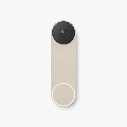 Google GA03013-US Nest Doorbell Battery Powered Linen Replacement GWX3T