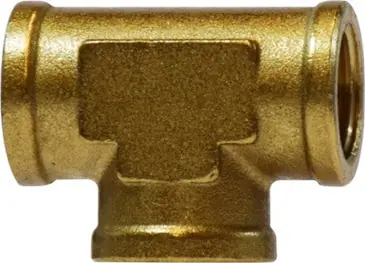 Midland 28032 1/8 FIP FG Tee Brass Fittings