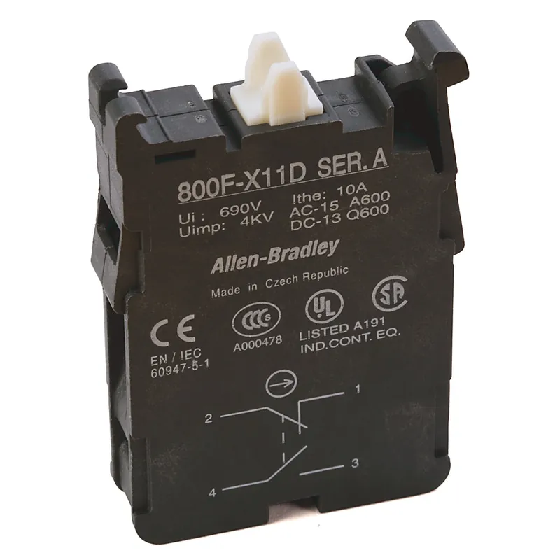 Rockwell Automation 800F-X11D Push Button Contact Block 22 mm