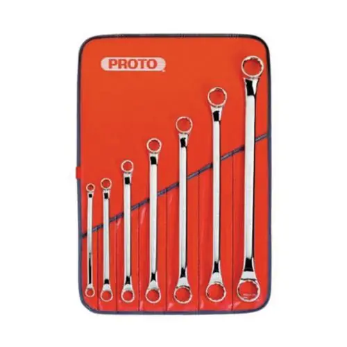 Proto J1000G-500 TorquePlus Box End Wrench Set, Imperial, 7 Pieces, 3/8 x 7/16 to 1-1/16 x 1-1/8
