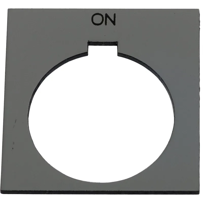 Square D 9001KN203SP Harmony 9001K Legend 30mm Plastic Silver With Black Letters