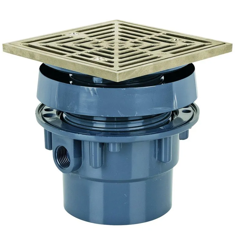 Sioux Chief 832-35PNQ FinishLine 3 x 4 in. Hub Plastic Nickel Bronze Floor Drain