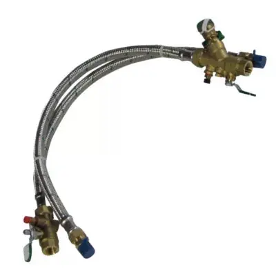 Comfort-Aire 7602-132150 Hose Kit with Flow Control and Shut Off Valves 1 Inch SS 15GPM