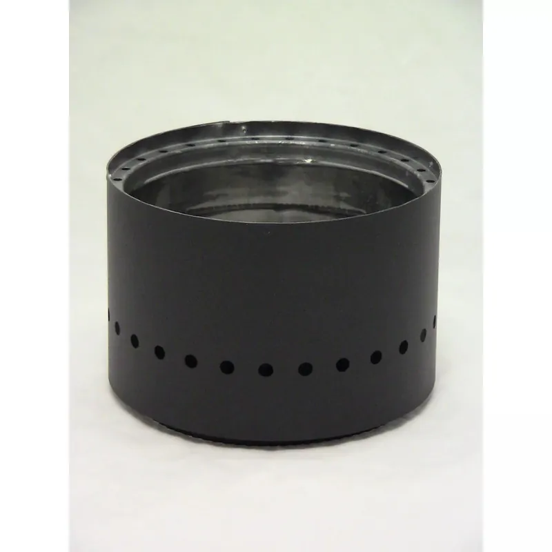 Metal-Fab 6DWBA Double Wall Black 6 Inch Adapter