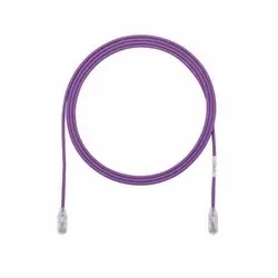 PANDUIT UTP28SP7.5MVL Cat6 UTP 28AWG CM/LSZH Cable Assembly, Violet, 7.5 Meter
