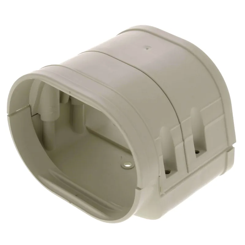 Fortress 84001 3.5 45 Outside Vertical Elbow - LCFO92W White