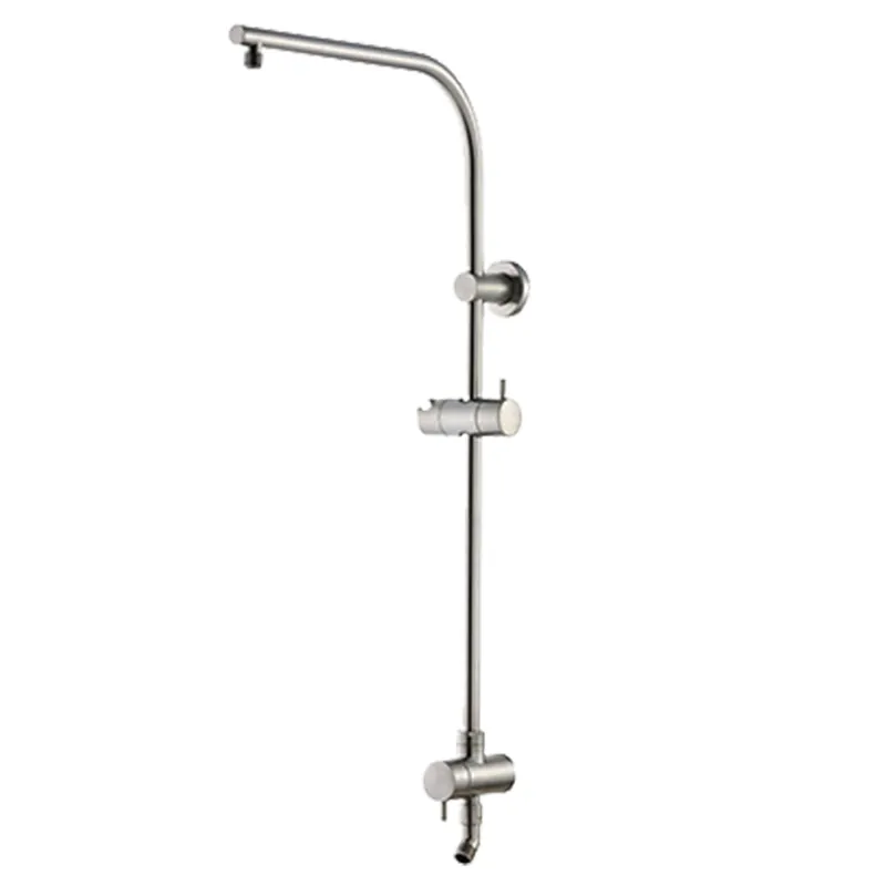 LUXART LSCR-BN Luxart Lscr-Bn Shower Column Rail Brushed Nickel