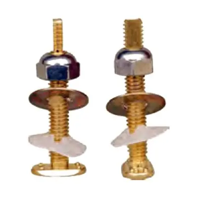 ShurSet ADV0412 Advantage Brass Closet Bolts 5/16 inch x 2-1/4 inch