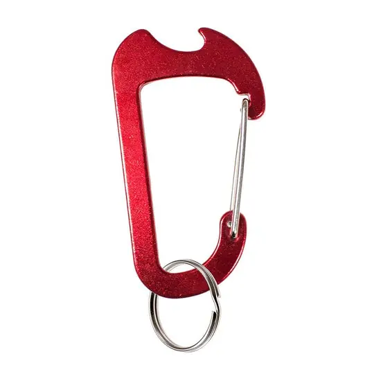 Lucky Line 48101 Bottle Opener C-Clip Keychain Alum, Asst, 1/CD
