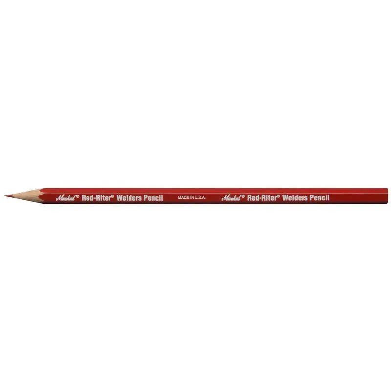 Markal 096100 High Strength Welders Pencil Medium Tip Red