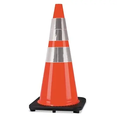 Cortina 350010 DW Series Traffic Cone 28 in Power 7 lb Traffic Cone