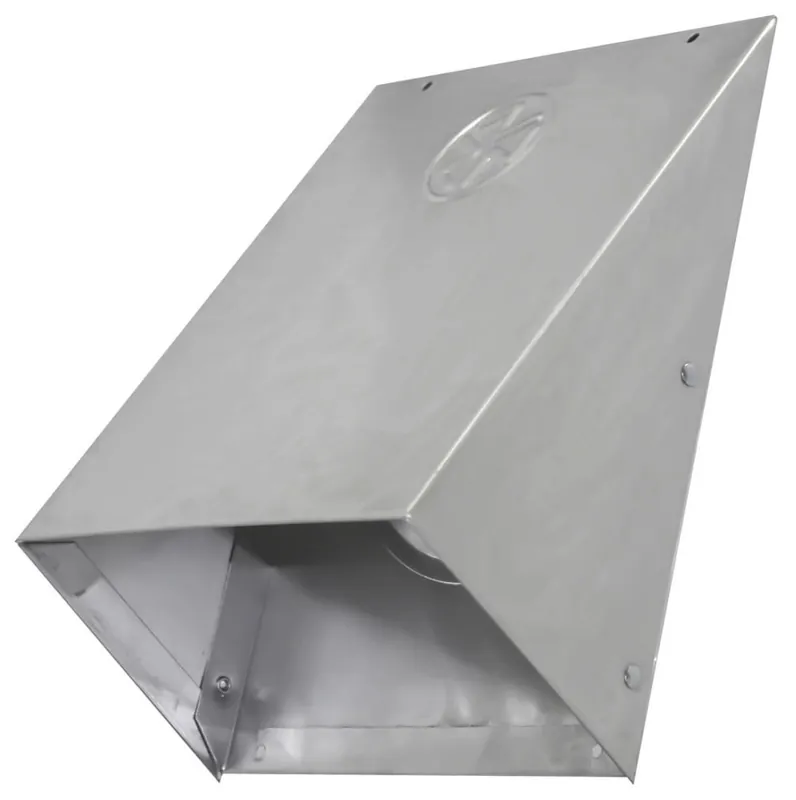 Builder's Best 111062 Wall Vent Hood 7 Inch Diameter Aluminum Heavy Duty