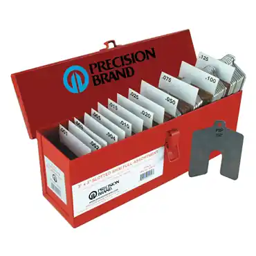 Precision Brand 42960 Slotted Shim Kit 4 x 4 - Mini Assortment