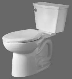 American Standard 5284.016.020 White Elongated Everclean Plastic Toilet Seat