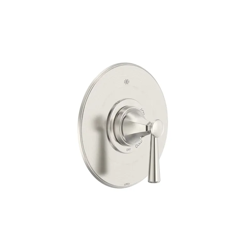 DXV D35160F00.144 Fitzgerald Single Handle Pressure Balance Valve Trim Only with Lever Handle in Brushed Nickel