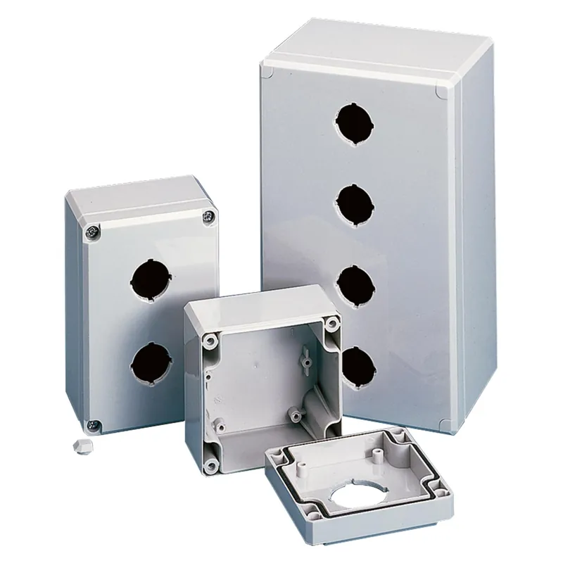 nVent HOFFMAN Q6PBPCD Pushbutton Enclosure Type 4X, 6PBx30.5mm, QLine