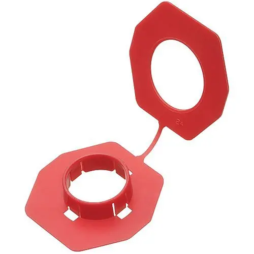 Arlington Industries SB13 Non-Metallic Bushing for Metal Studs 4 inches Red