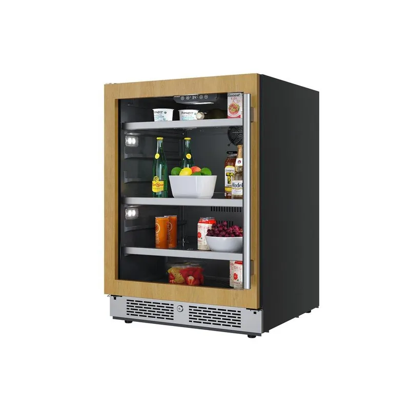 Avallon ABR242PRGLH 24 in. 149 Can Built-In Panel Ready Beverage Refrigerator