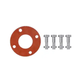EverFlow FGF05R 5 Red Rubber Full Face Gasket