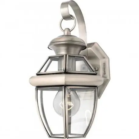 Quoizel Inc NY8315P Newbury Outdoor Wall Lantern 150 W A21 Medium Lamp Base Incandescent Lamp