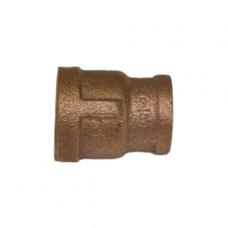JONES STEPHENS CORP B74142LF 3/8X1/4 BRONZE REDUCING COUPLING - LEAD FREE