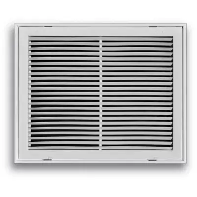 TRUaire 29036X18 Fixed Bar Return Air Filter Grille Steel 36 inches x 18 inches White