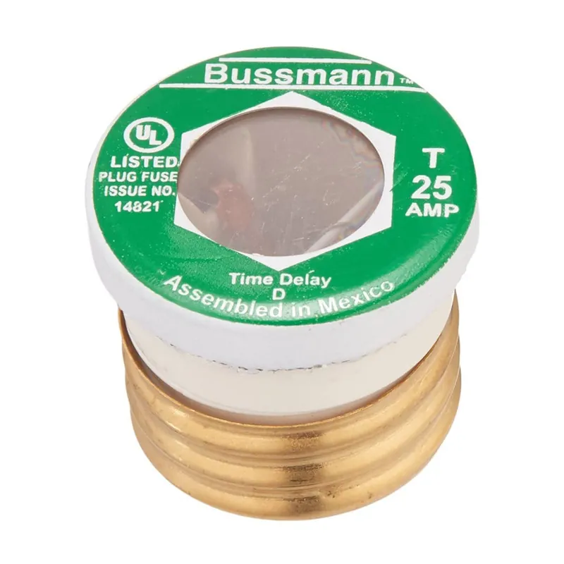 True Value BP/T-25 2PK 25A T PLUG FUSE