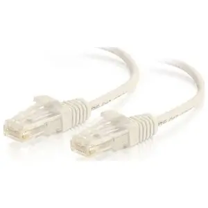 Quiktron 576-RD25-003 Copper Patch Cables 3 ft White Cat 6