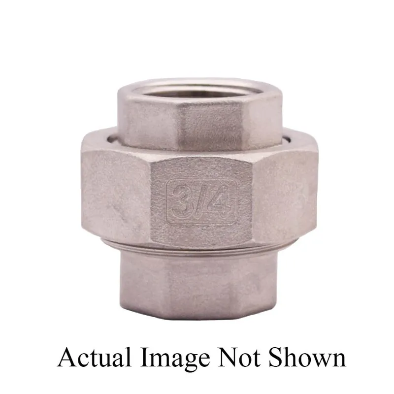Legend Valve 404-141 Union 1/4 in Threaded 304 Stainless Steel