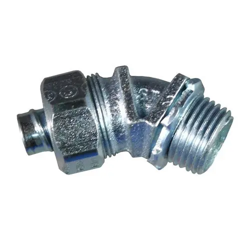 EMERSON FLOW CONTROLS ST-4538 Appleton Liquid Tight Oiltight Raintight Conduit Connector 3/8 Inch