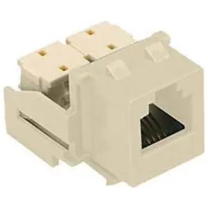 Allen Tel AT36-09 Cat 3 6-Conductor Jack Module Ivory