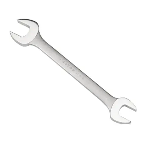 Proto® STAPR-J3037 Open End Wrench, Imperial, 11/16 x 25/32 in Wrench, Angled/Double Head