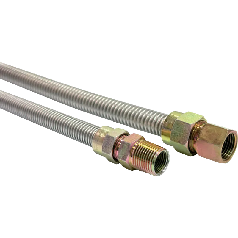 BRAMEC CORPORATION 12042C 1/2 1/2F x 1/2M x 48 Length Gas Connector