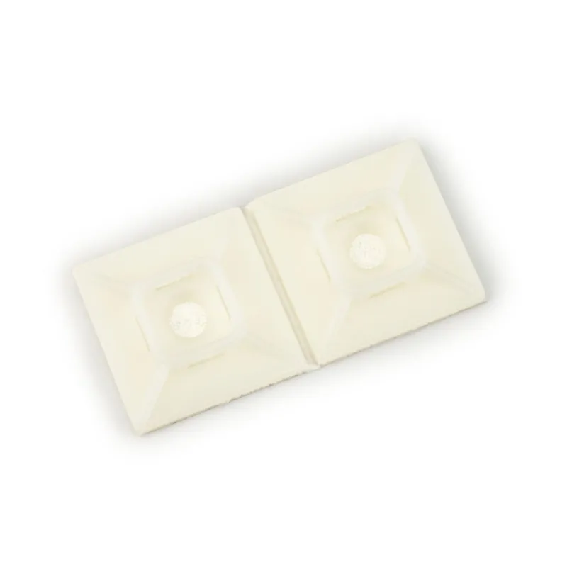 3M 7100024765 Cable Tie Mounting Base 4-way Adhesive Mount 1 x 1 inch