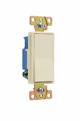 Pass & Seymour 2601I Single Pole Decorator Switch 15 amps 120/277V
