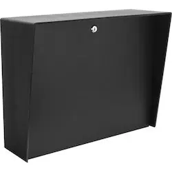 PEDESTAL PRO LANDO-PC-20X16-E-BLK 20 x 16 Polycarbonate Housing