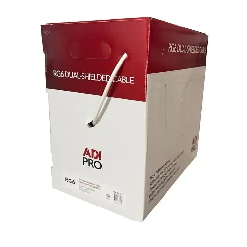 ADI PRO RN-7002501 RG6 CCS Dual-Shielded CATV Cable 500' Express Box
