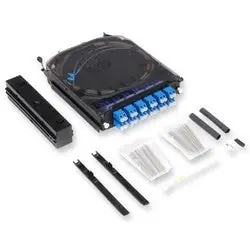 Corning CCH-CS12-B3-P00RE CCH Pigtailed Splice Cassette12 F, LC APC Duplex, Single-mode (OS2), Single-fiber (250 um)