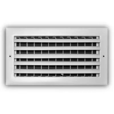 TRUaire 301M08X04 1-Way Adjustable Wall Ceiling Register 8 inches x 4 inches