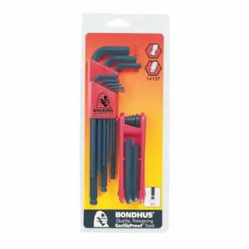 Bondhus 14187 GorillaGrip Key Set 16 Pieces
