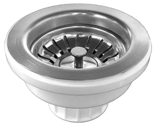 Jaclo 2808-SS-BX-BSS Kitchen Sink Strainer with Polypropylene Body Brushed Stainless