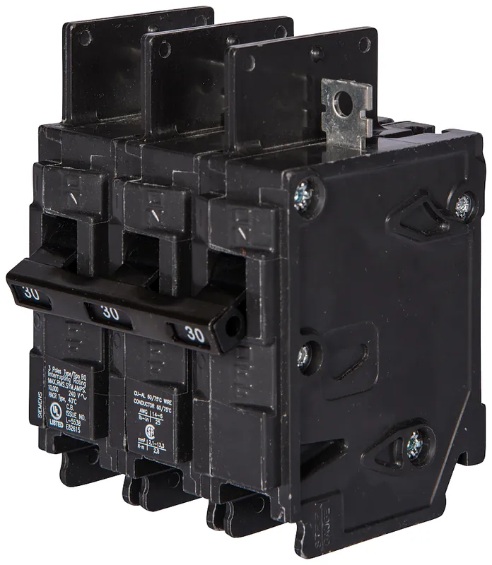 Siemens BQ3B015 3-Pole 15 Amp 240 Volt 10 K Circuit Breaker